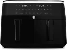 Dubbele Heteluchtfriteuse - Airfryer Keuken - Gezond Koken - Digitale Dubbele Mand - 2x 4.5 Liter - Zwart — thumbnail 4