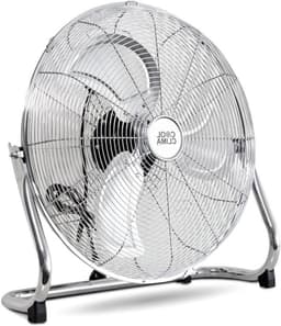 Metalen Ventilator - Vloer Ventilator - Frisse Lucht Creëren - App Bediening Oscillerend - 45 cm Diameter - Zilver — thumbnail 1