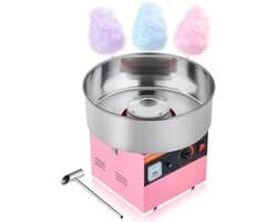 Damenzo - Suikerspinmachine - Foodprocessor - Snoep - Commerciële suikerspinmachine - Elektrisch - 1000W - 38x38x34 cm - Blauw