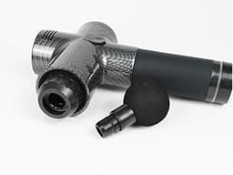 Massage Gun - Spier Stimulator - Herstel Bevorderen - 30 Snelheidsniveaus - 6 Massagekoppen - Zwart — thumbnail 2