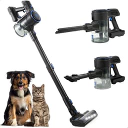 AG4100 Steelstofzuiger Draadloos - Midnight Blue -Stofzuiger Zonder Zak - Geschikt voor Dierenharen- Krachtig -Kruimeldief- Draadloze Stofzuigers - Steelstofzuigers - Kruimelzuiger - Compact & Licht - Ook voor in de auto — thumbnail 1