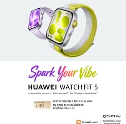 Huawei Watch Fit 5 42 mm Wit — thumbnail 2