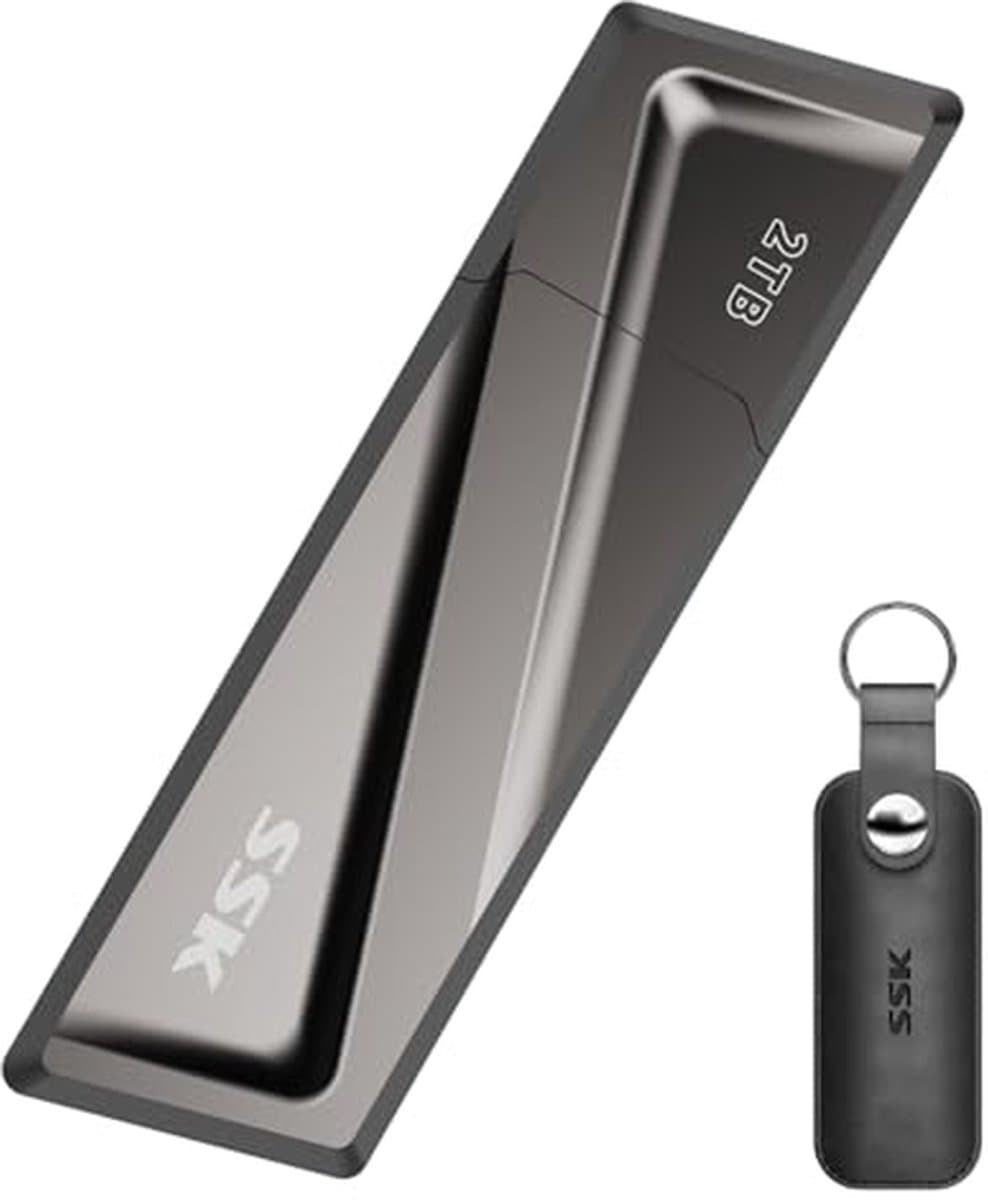 2TB USB 3.2 Draagbare Externe SSD - Tot 550 MB/s Lezen en 500 MB/s Schrijven — afbeelding 1