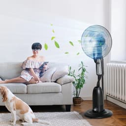 Wentinkmo Homcom - Vernevelingsventilator - 90 W stil oscillerend 3 snelheden. — thumbnail 2