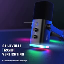 FIFINE - TAM8 - USB / XLR Studio microfoon - Flexibele Arm ( BM88 ) - Met kabelgoot - Geschikt voor PC/PS4/PS5 - RGB - Podcast - Gaming - Streaming - Zwart — thumbnail 5
