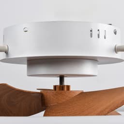 LumenXL - Plafondventilator Zefiros met geïntegreerde dimbare LEDs - bamboe — thumbnail 5