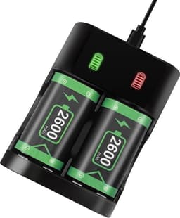 X-Box Oplaadstation - Controller Batterijen 2 stuks met oplader - Series X/S ONE X/S - Accu pack — thumbnail 1