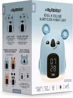 Bigben HiBuddies - Nachtlamp en Wekker - Geluidseffecten - Coco de Koala — thumbnail 5