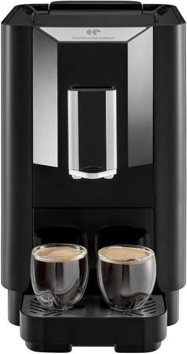 Espressomolenmachine - CONTINENTAL EDISON - CECFAUTOB - 19 Bar - 1450 W - Zwart — afbeelding 1