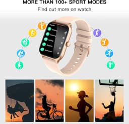 SAMTECH Smartwatch Ultra Pro Series 9- Dames & Heren – horloge - Stappenteller, Calorie Teller, Slaap meter, HD – IOS & Android - Rose Goud — thumbnail 4