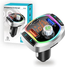 DINTO® Bluetooth FM transmitter BC63 - Auto Lader - Bluetooth Receiver — thumbnail 1