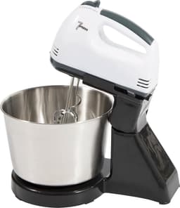 Keukenmachine - Mixer met RVS Deeghaken En Gardes - 7 Verschillende Snelheden - 100W - Krachtige Motor - 16cm x 16xm x 27.5cm — thumbnail 2