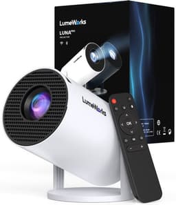 D&A Projector - Beamer - Video - LED Projector - 1080 P - HDMI USB - Draagbare Mini Projector - Mini Beamer - Bioscoop - Wit — thumbnail 1