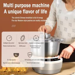 Elektrische Deegmenger - Keukenmachine - Deeg Kneden Rijzen - Automatische Temperatuurregeling - 7 Liter Capaciteit — thumbnail 3