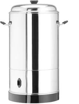 Koffie Percolator - Dubbelwandig Apparaat - Grote Hoeveelheden Koffie - Energiebesparend Tapkraan - 10 Liter Capaciteit - Zilverkleurig — thumbnail 4