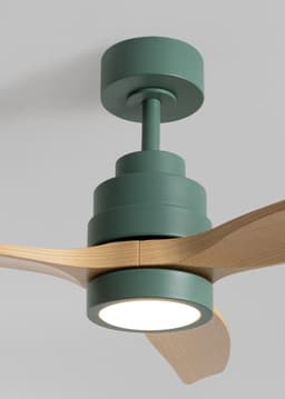 CREATE - Stille plafondventilator van 40 W met technische ABS-bladen, verkrijgbaar in verschillende maten - M - Met licht - Afstandsbediening - WIND STYLANCE — thumbnail 4
