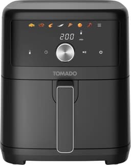 Grote Airfryer - Heteluchtfriteuse - Gezond Koken - Ruim Inhoud - 47 x 265 x 305 cm - Zwart — thumbnail 4