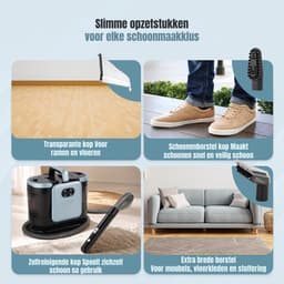 Aura® Tapijtreiniger machine - Tapijtreiniger - Tapijtreiniger apparaat - Zwart - ‎32cm x 19cm x 32cm — thumbnail 3