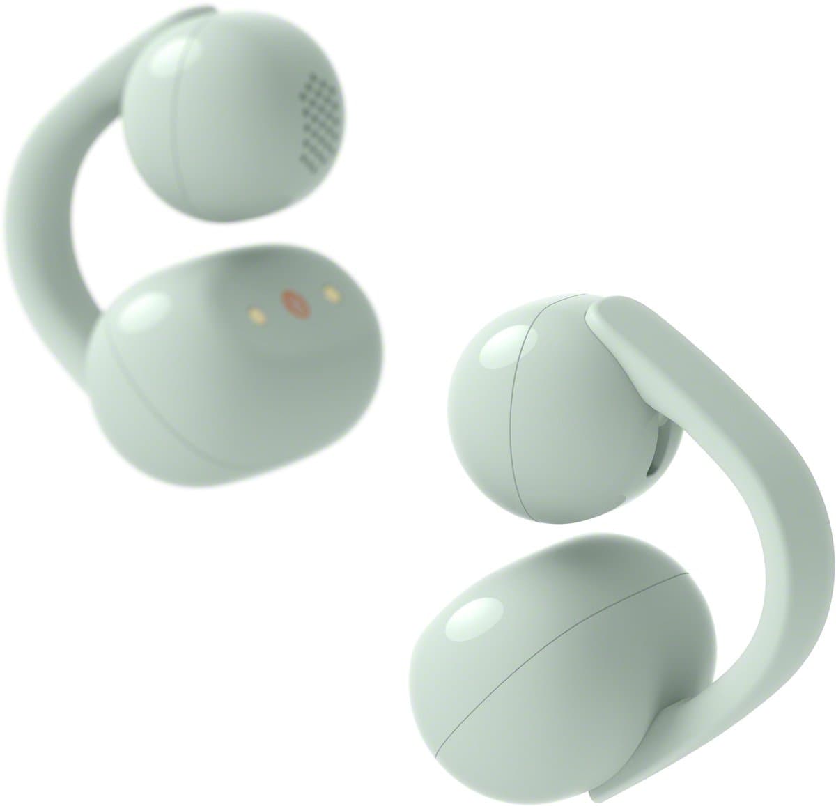 Sony LinkBuds Clip – Draadloze open-ear oordopjes, Kleur: Groen — afbeelding 1
