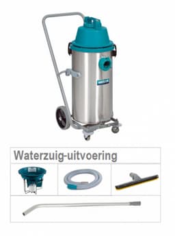 Wetrok Duovac 34 Nat – Professionele Waterzuiger – RVS Ketel – 850W – Industriële Waterzuiger — thumbnail 1