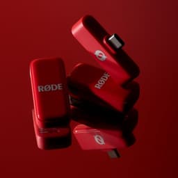 RØDE Wireless Micro USB‑C - Rood – Ultra‑Compact Draadloos Microfoonsysteem voor Smartphones — thumbnail 2