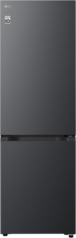 LG GBBSJ1CCEP - Koel-vriescombinatie 333L - Energieklasse C - Mat Zwart - Fresh Converter+ voor ieder soort vlees, fruit of groente - Door Cooling+ waardoor dranken en etenswaren langer vers blijven - Zero Clearance voor iedere keuken — thumbnail 1