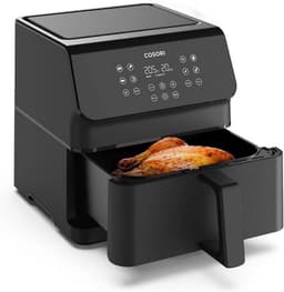 Luchtfriteuse 6,2L Zwart XXL - Inclusief 50 Bakpapiertjes - XL Airfryer — thumbnail 5