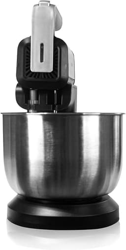 MIRA® Mixer met Mengkom - Keukenmachine - Deegmixer - Inclusief Deeghaak en Garde - Zwart - ‎32cm x 23cm x 23cm — thumbnail 3