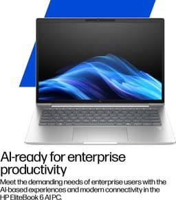 HP EliteBook 6 G1i 14 Touch | Intel Core Ultra 5 225U | 32GB, 512GB SSD | Windows 11 Pro | WiFi 7 | 14inch Full HD Plus — thumbnail 4