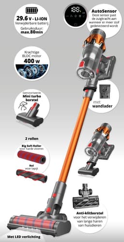 Friac HC900 Parket/Animal Steelstofzuiger — thumbnail 3