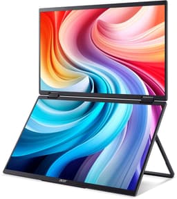 Acer PD193QTE - Opvouwbaar Portable Dual Screen Monitor – 18.5 inch - Touchscreen - 100Hz — thumbnail 3
