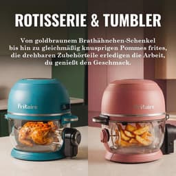 Heteluchtfriteuse - Airfryer - Gezond Frituren - Automatische Uitschakeling - 48 Liter - Wit — thumbnail 3
