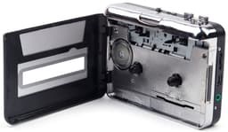 Cassettespeler - walkman - Cassettespeler - Zilverkleurige draagbare cassettespeler - 8*3*11,3 cm — thumbnail 5