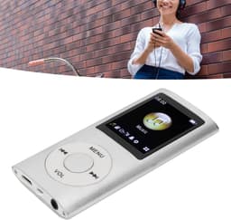 MP3 Speler - Bluetooth - Incl. 32GB SD Kaart - USB - Shuffle - Incl. Oordopjes - Voice recorder - Dictafoon - Draagbaar - Ideaal voor Sport, Kinderen en Volwassenen - wit — thumbnail 4