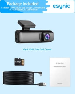 Dashcam voor Auto - Dual - Camerabewaking - Full HD - Zwart - Monitor — thumbnail 2