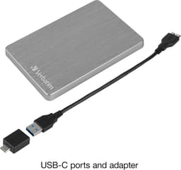Draagbare Externe Harde Schijf 1 TB - Slim Ontwerp met USB 3.2 en USB-C — thumbnail 3