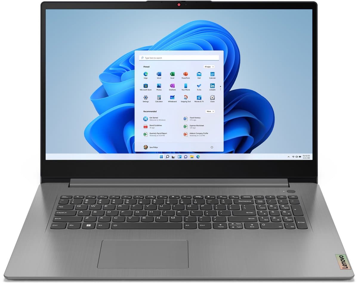 Lenovo IdeaPad 3 17ABA7 - Laptop - 17.3 inch - Ryzen 5 - 16GB/512GB — afbeelding 1