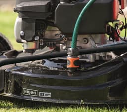 Scheppach Grasmaaier Benzine met hybride start M225-53E - Zelfrijdend - Mulchfunctie - 53cm maaibreedte - Maaihoogte in 7 stappen verstelbaar: 25-75mm - 4-takt - 224cc - 6pk - Voor tuinen tot 1800m² - met 65L opvangbak — thumbnail 5