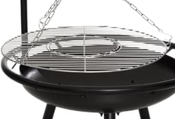 Mustang Easton Vuurschaal met BBQ Ø70 cm – Heavy Duty Fire Pit – RVS Grillrooster – Multigrill Systeem – 91,5 cm — thumbnail 2