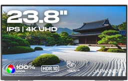 JAPANNEXT Draagbare Monitor 23,8" IPS 4K UHD (3840x2160) | JN-MD-IPS238U-C6 — thumbnail 1