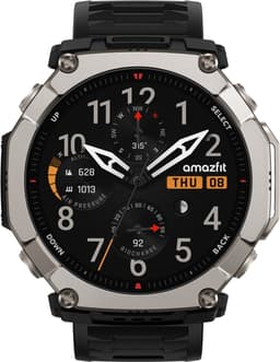 Amazfit T-Rex Ultra 2 129,5 cm (51") AMOLED 51 mm Digitaal 480 x 480 Pixels Touchscreen Titanium Wifi GPS — thumbnail 1