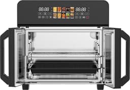 Heteluchtfriteuse XXL - Airfryer Oven - Gezond Koken - Grote Capaciteit - 23 Liter - Zwart — thumbnail 2