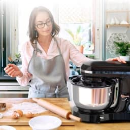 DYNA® Mixer met mengkom - Mixer - Mixer met mengkom keukenmachine - Zwart -‎39x 24x 31cm ; 5.85 kg — thumbnail 2