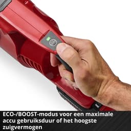Einhell Accu Steelstofzuiger TE-SV 18 Li Kit - Power X-Change - 18 V/Li-ion - 0,6 L reservoir - 4 LED's - ECO/BOOST modus - Gemotoriseerd vloermondstuk - Incl. 4.0 Ah accu en lader — thumbnail 5