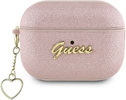 Guess AirPods hoesje voor Airpods Pro & Pro 2 - metallic ontwerp - Roze — thumbnail 1