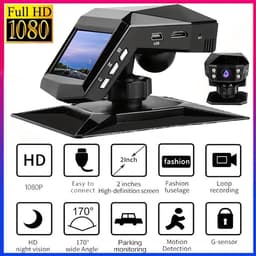 1080P Full HD auto-dashcam met centraal bedieningsscherm, WDR 170° groothoek, nachtzichtfunctie en parkeerbewaking. — thumbnail 4