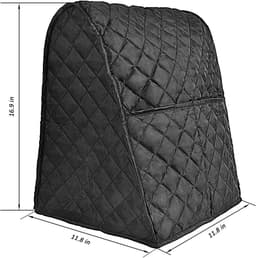 Mixer Cover - Keukenmachinehoes - Bescherming Keukenapparaat - Met Organizer Bag - 43x30x30 cm - Zwart — thumbnail 2
