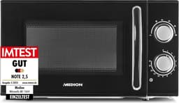 Magnetron Oven - Keukenapparaat - Snel Opwarmen - Ontdooifunctie - 17 Liter - Zwart — thumbnail 1