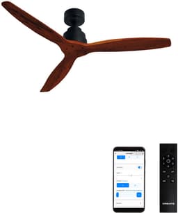 CREATE - Stille plafondventilator van 40 W met technische ABS-bladen, verkrijgbaar in verschillende maten - M - Geen licht - WIFI - WIND STYLANCE — thumbnail 1