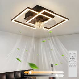 NETTLIFE Plafondventilator met Verlichting LED - Stil - Met Afstandsbediening - Zwart - 3000-6500K Dimbaar - Modern - 6 Standen - DC-Motor - Timer - Voor Slaapkamer — thumbnail 4